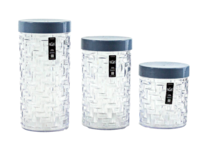 SET FRASCOS HERMETICOS ACRILICOS